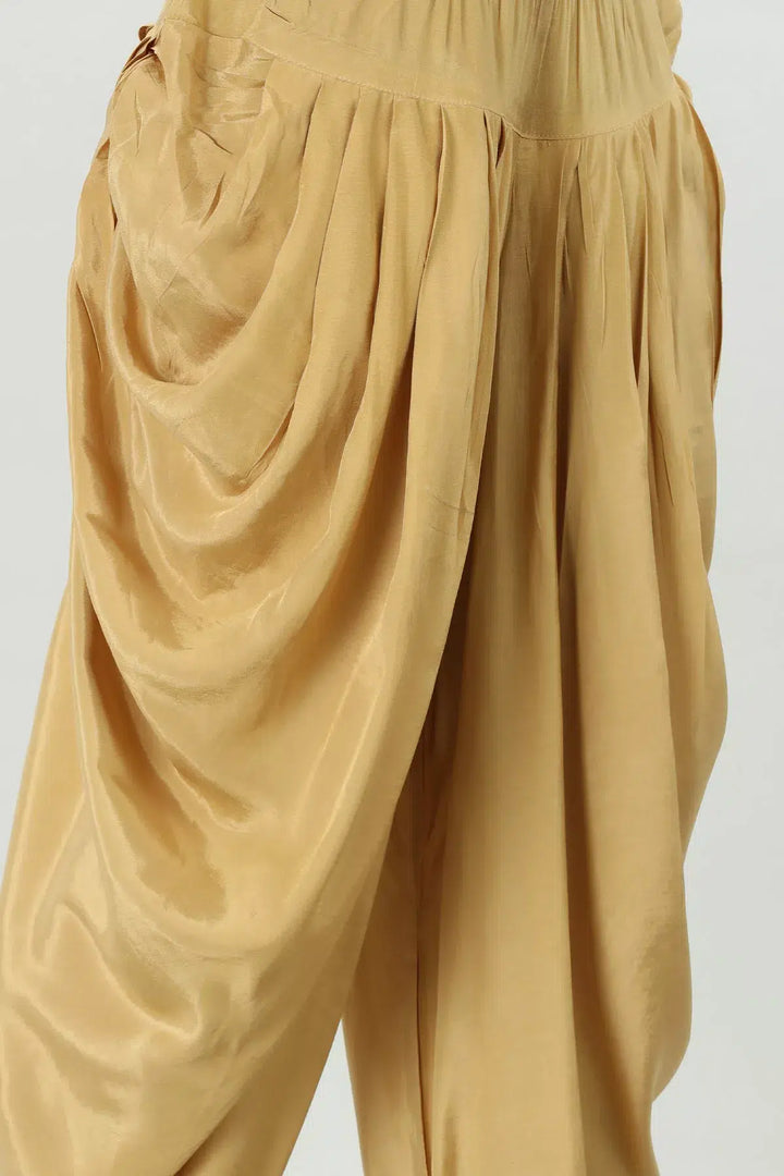 Beige Ensemble Dhoti