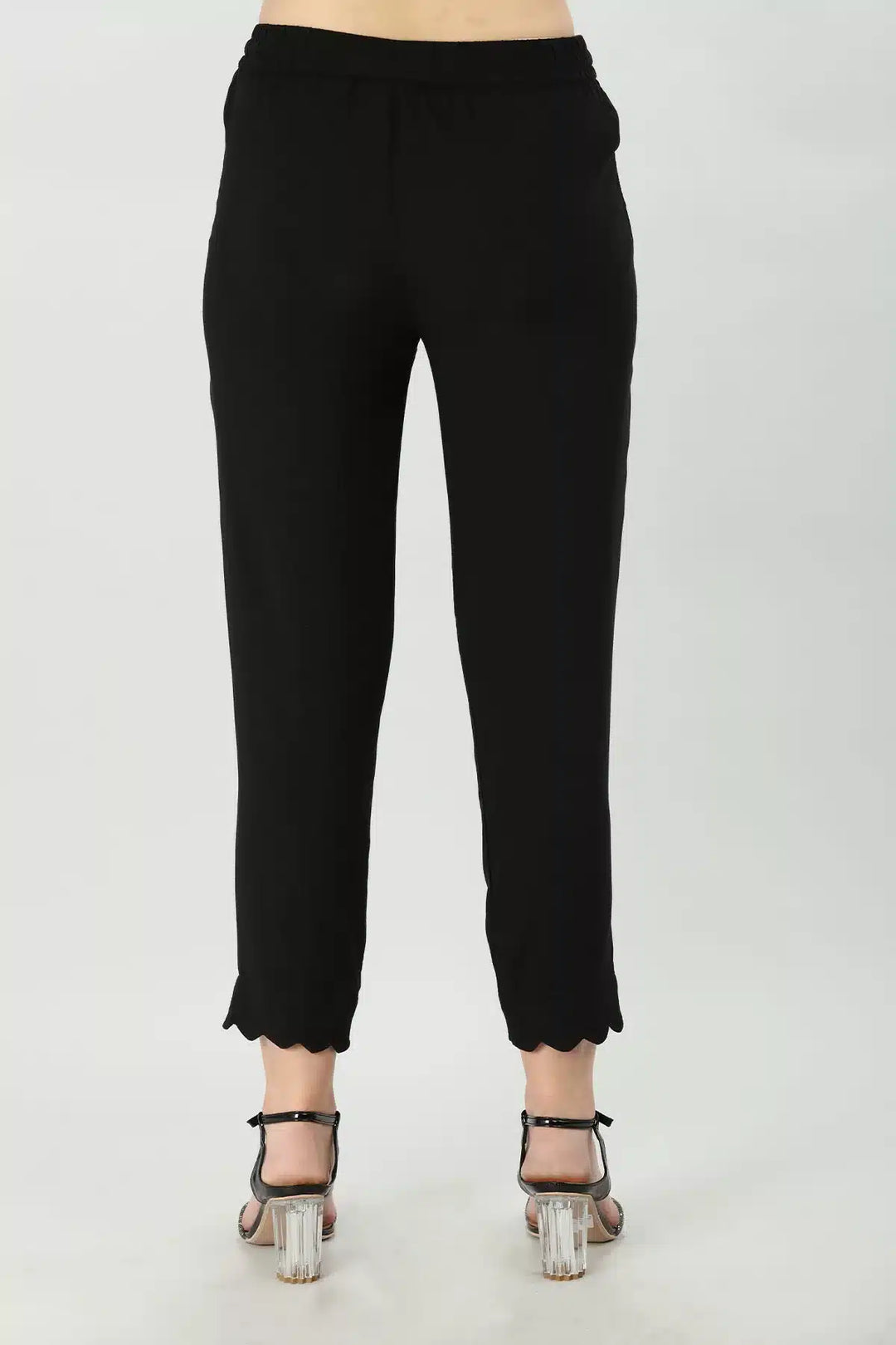 Black rayon Palazzo