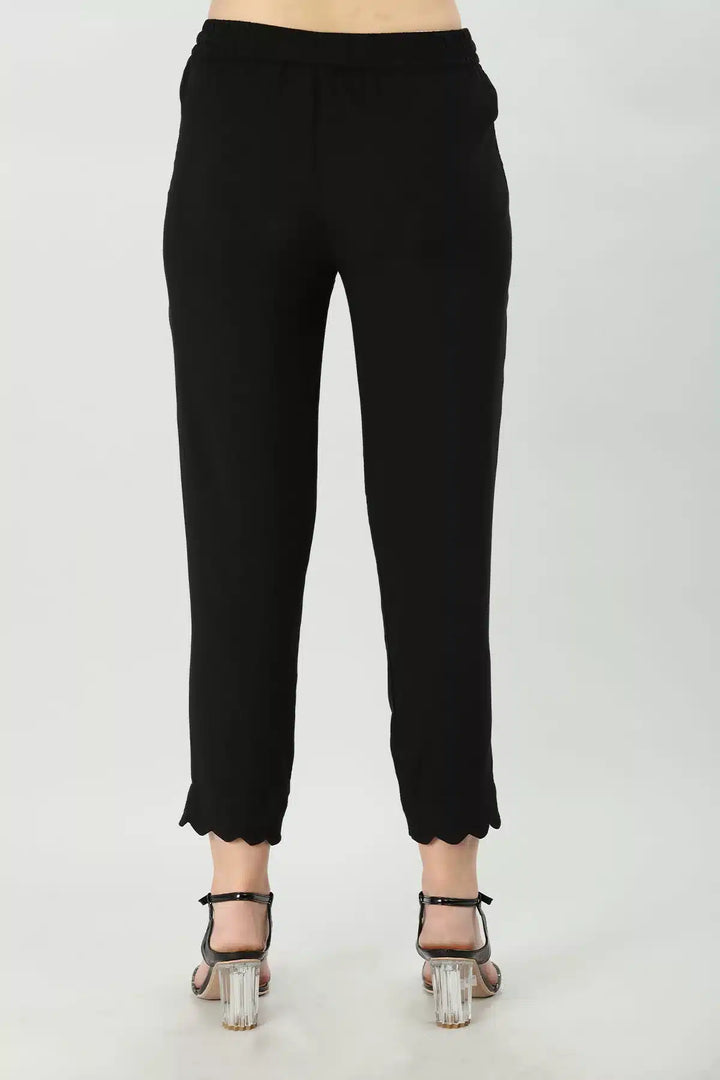 Black rayon Palazzo