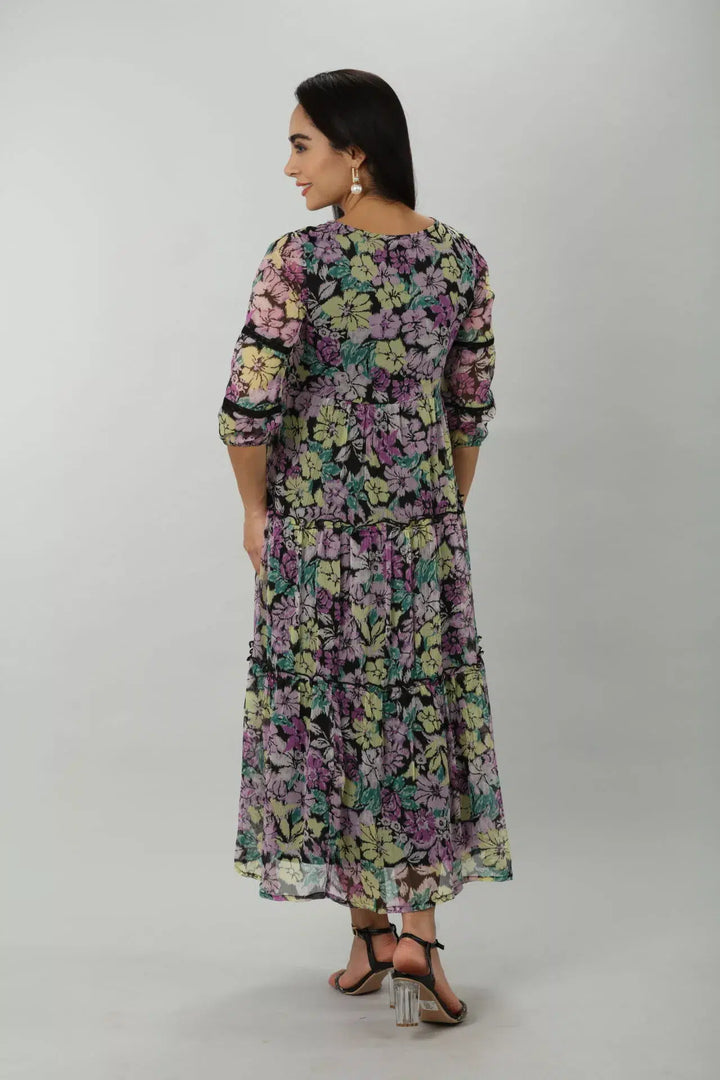 Purple Haze Chiffon Dress