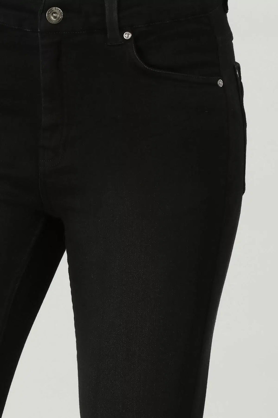 Black Solid Denim