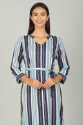 Blue Stripe Long Tunic