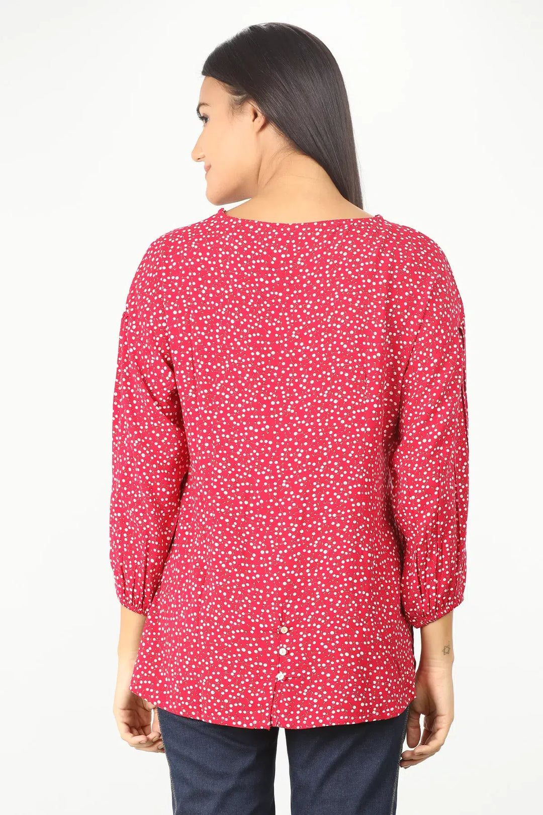 PINK COLLARED TOP