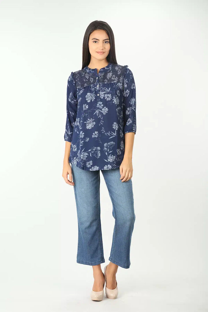 BLUE FLARE Mid-Rise DENIM