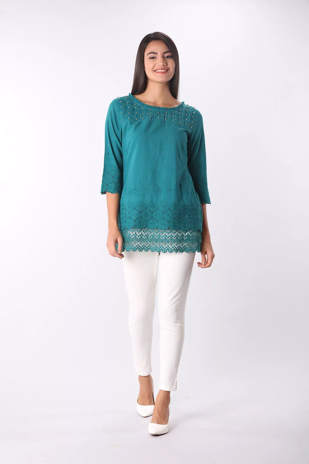 Dark Blue Cotton Top