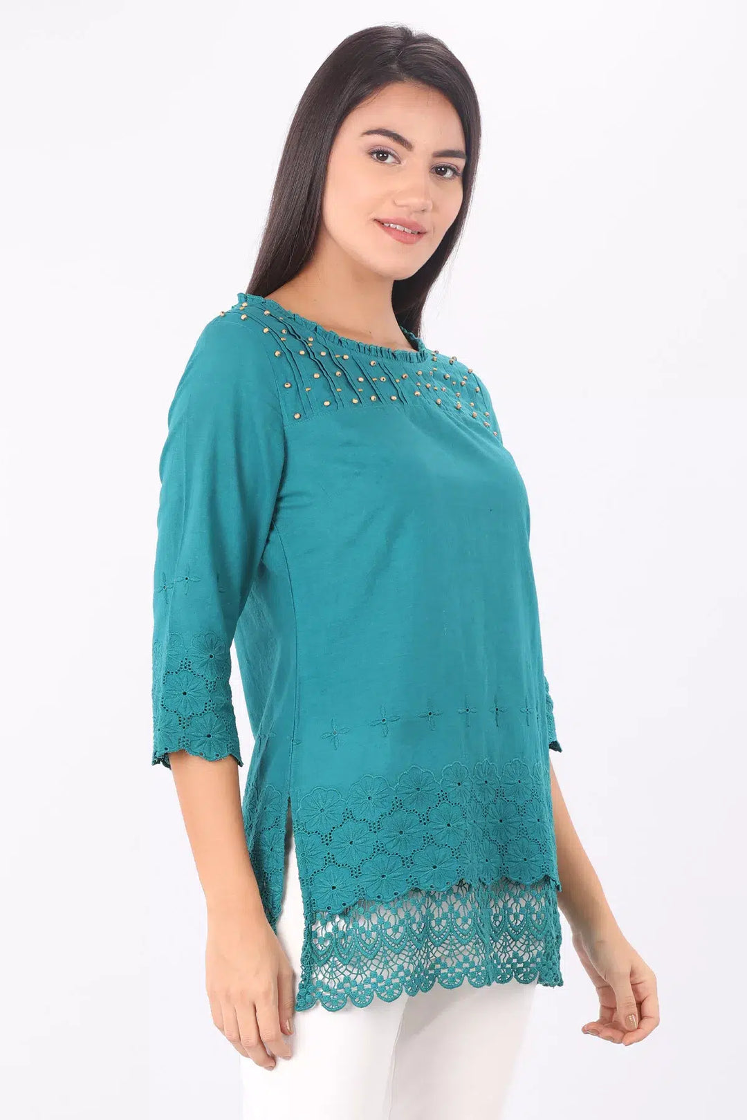 Dark Blue Cotton Top