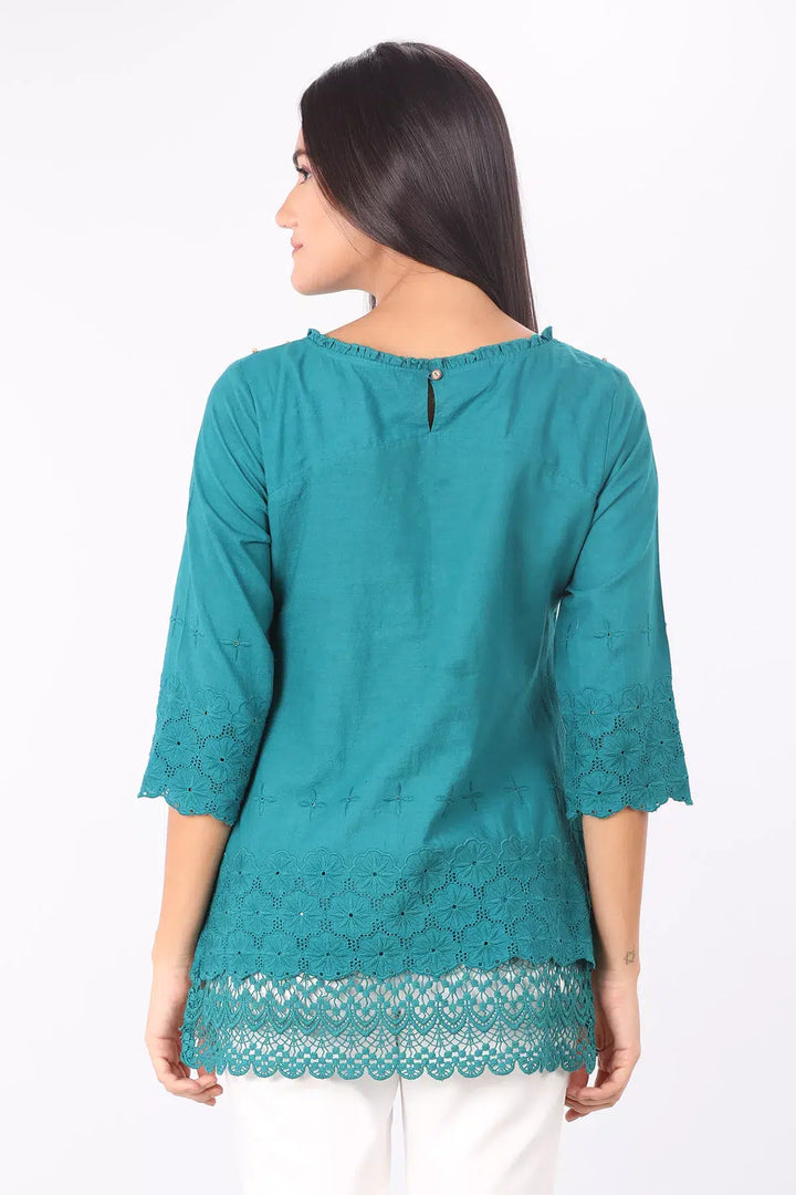 Dark Blue Cotton Top