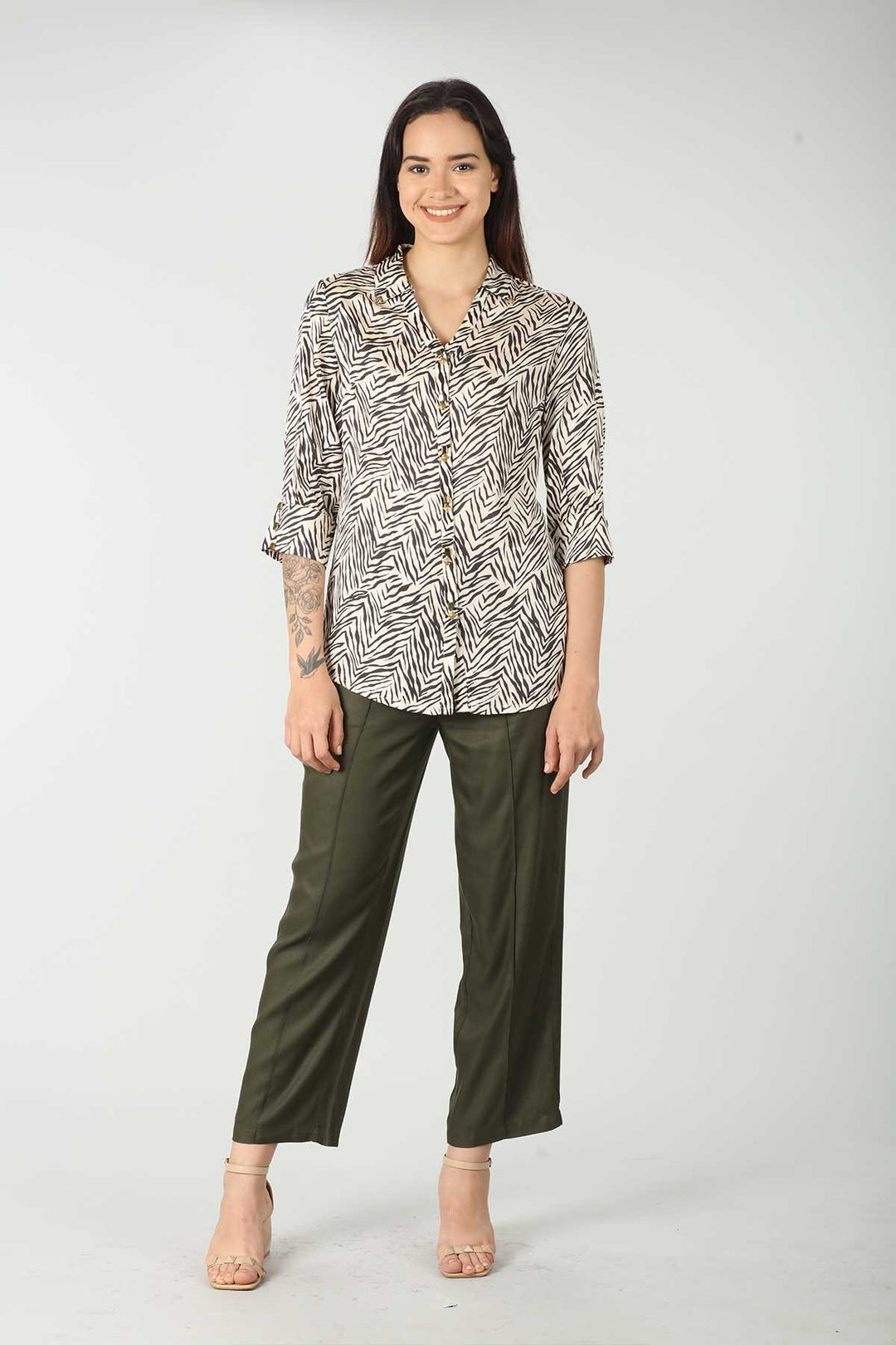 Off-White Animal Print Shirt
