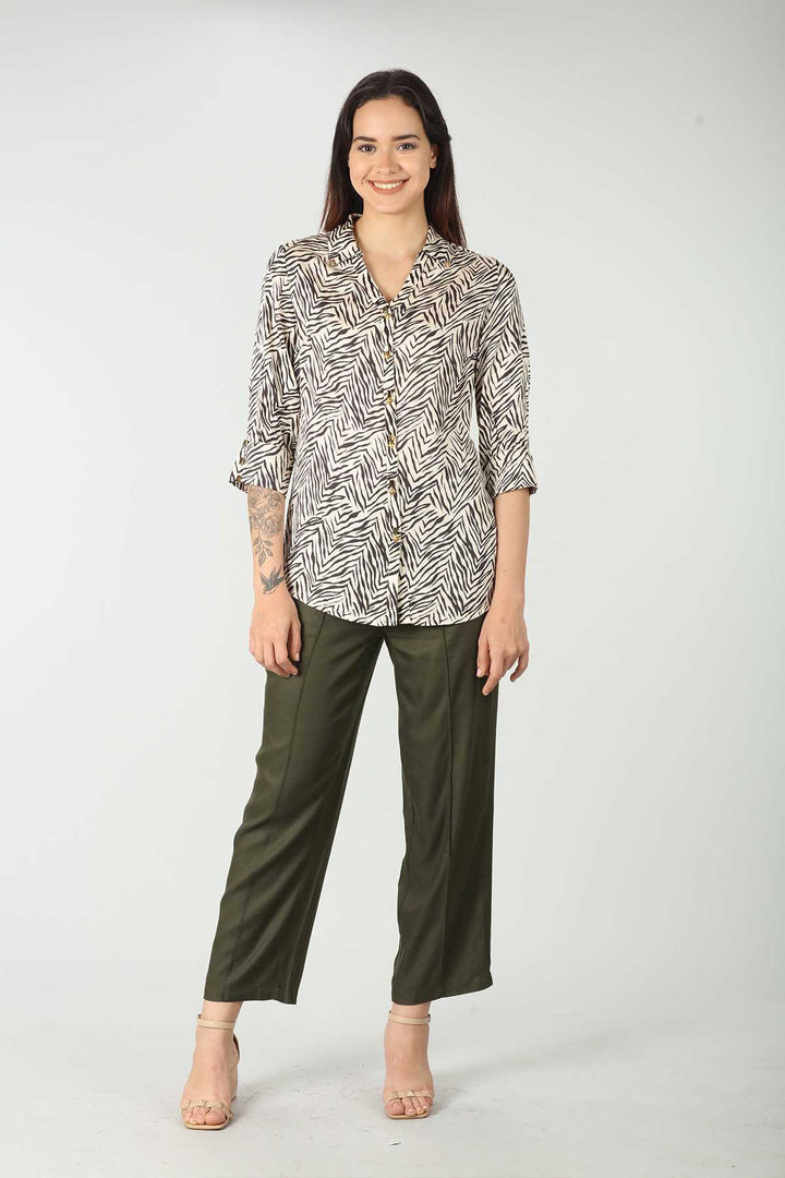 Off-White Animal Print Shirt
