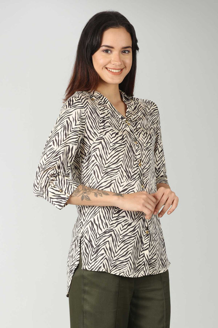 Off-White Animal Print Shirt