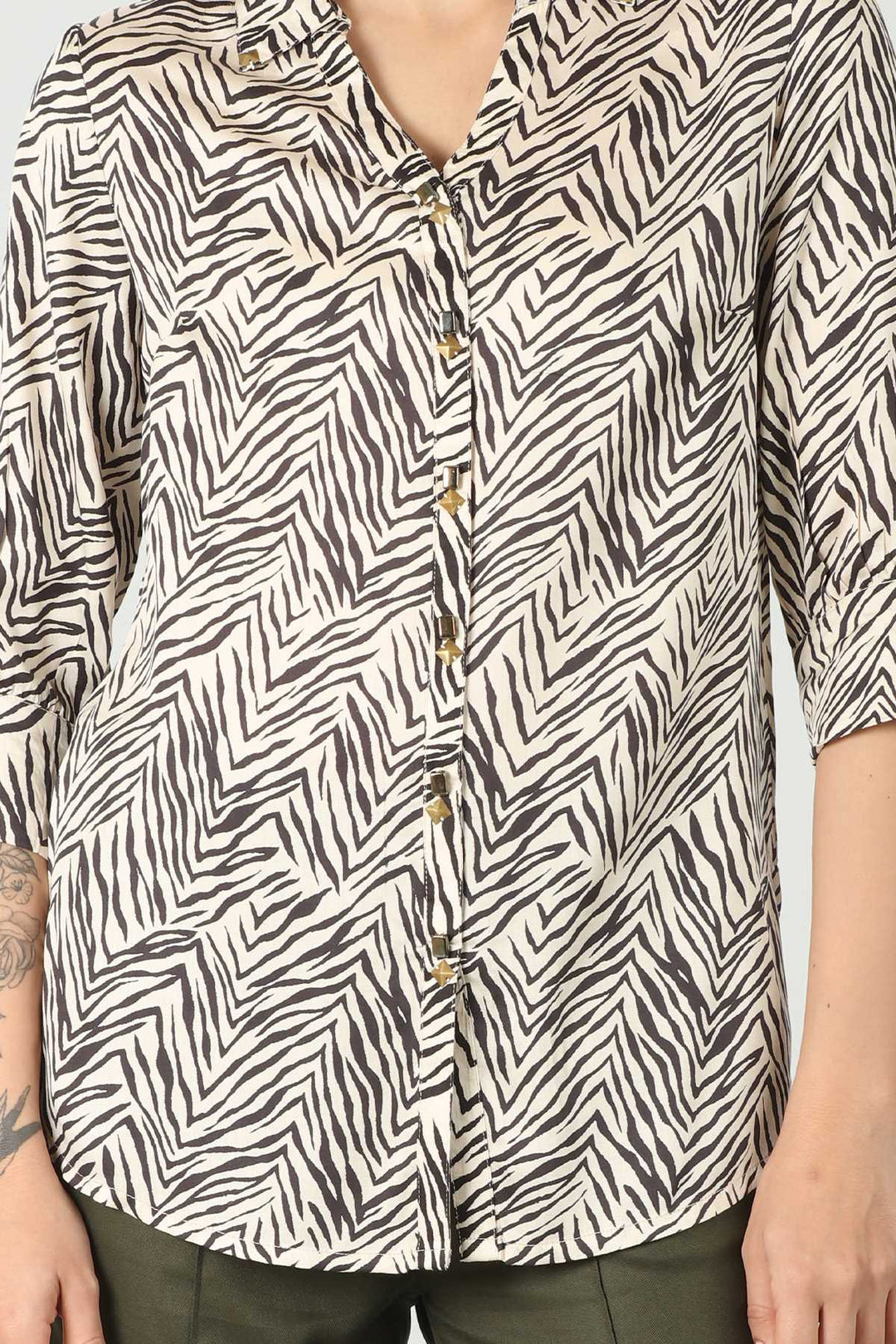 Off-White Animal Print Shirt