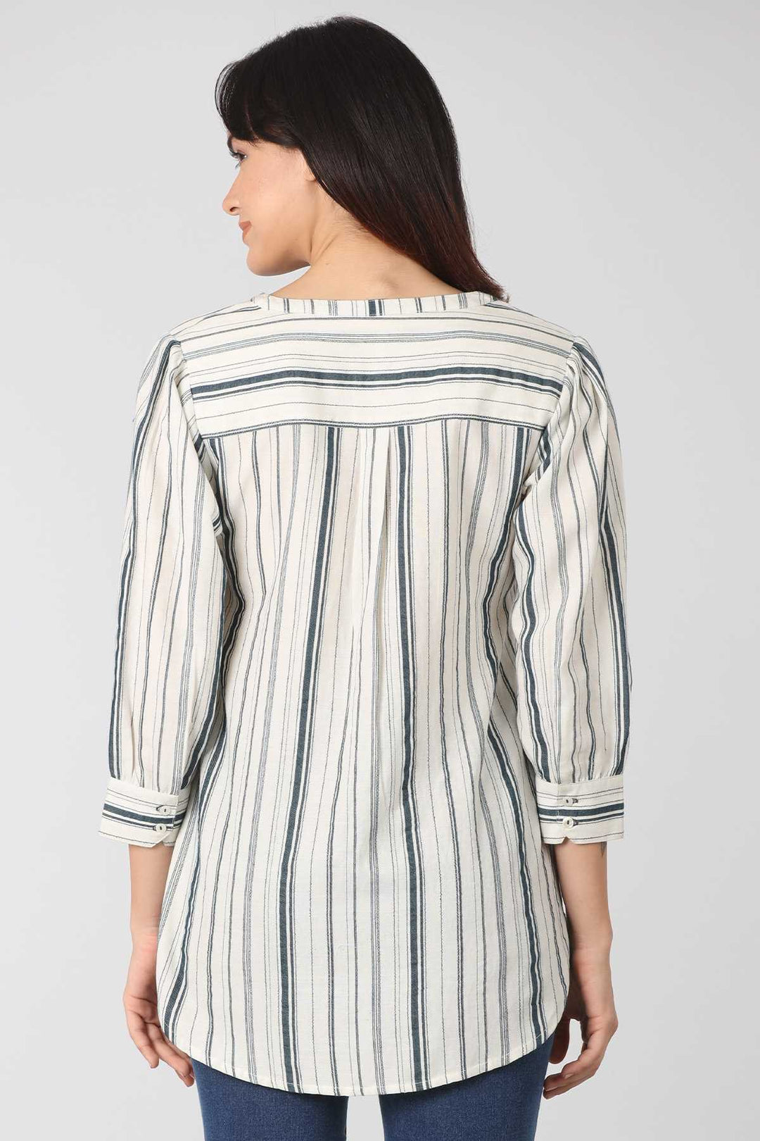 Off White Stripes Cotton Shirt
