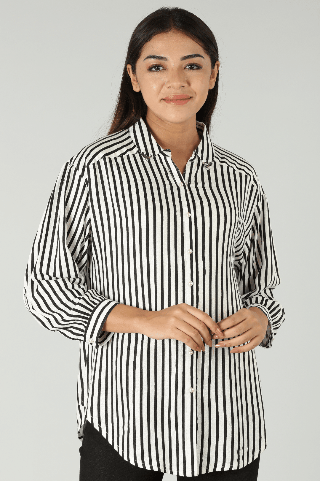 Sleek Striped Shirt