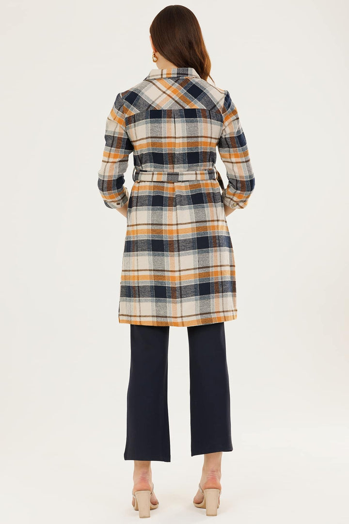 Winter Tunic in Blue Check