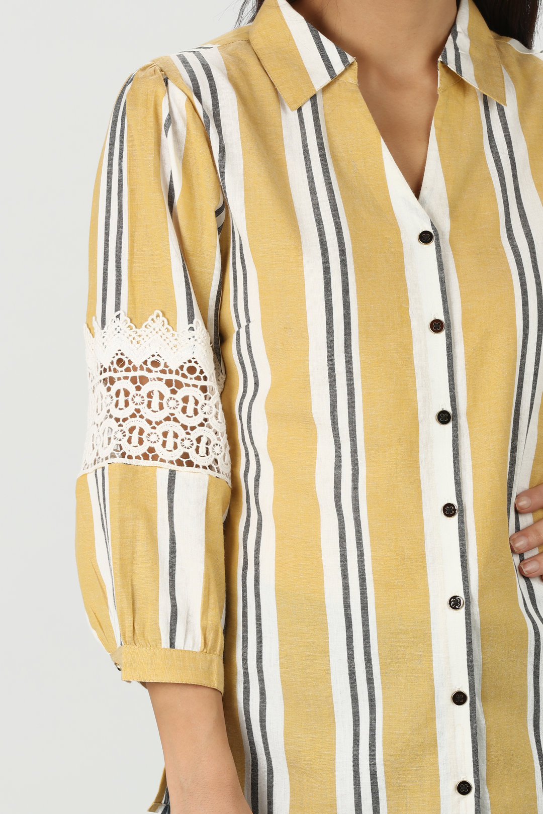 Striped Collared Shirt