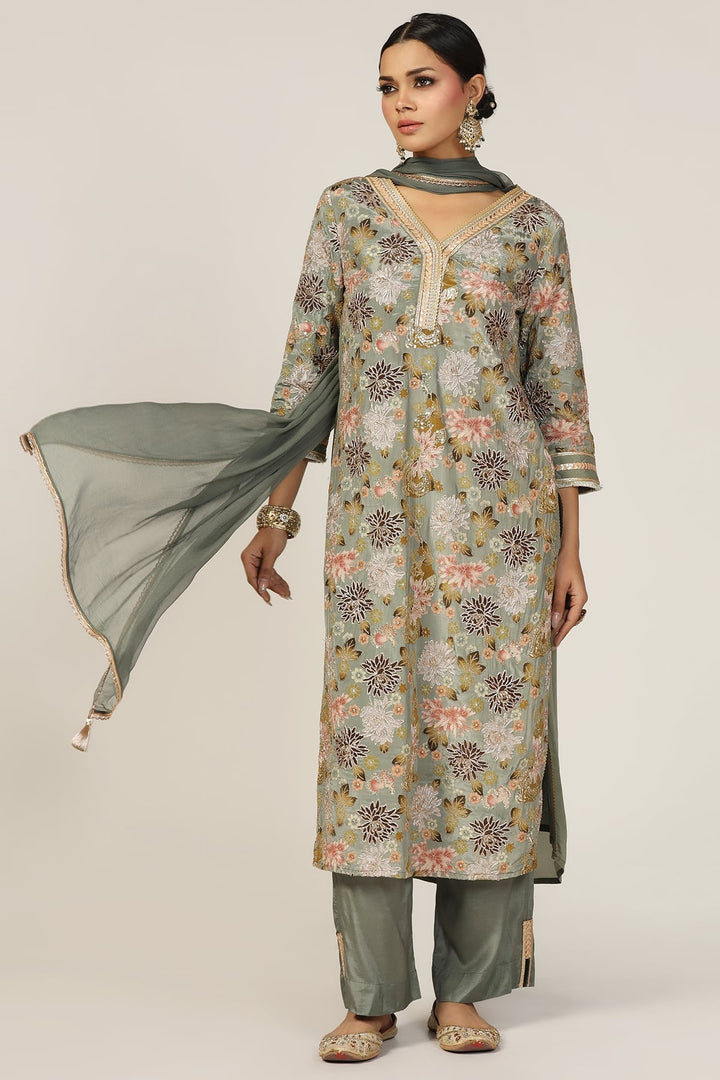 Green Ensemble palazzo
