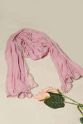 Onion Colour Viscose Chiffon Dupatta