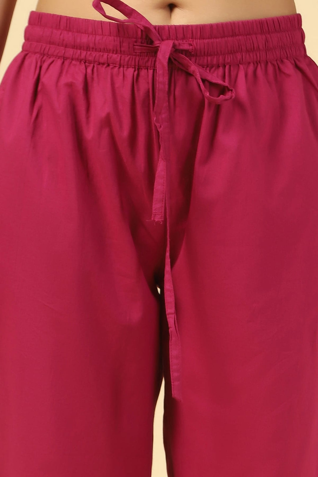Burgundy Cambric Palazzo