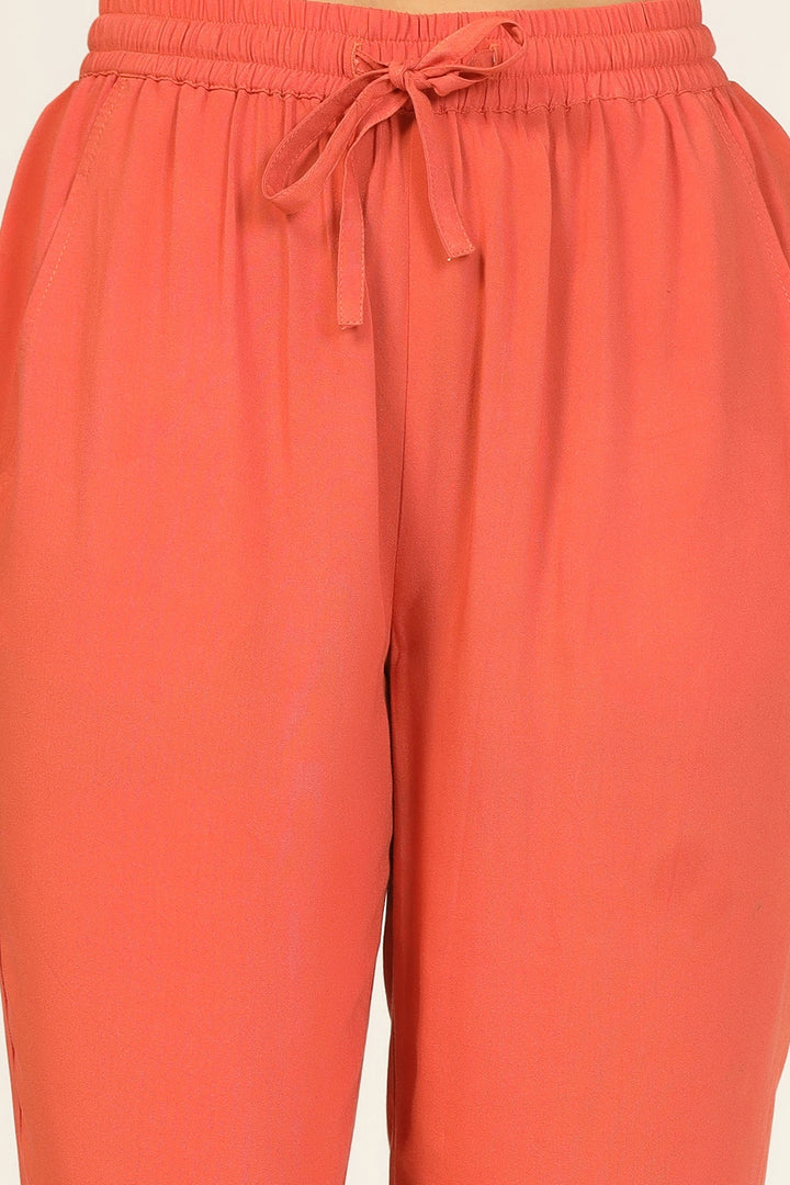 Rust Rayon Viscose Palazzo