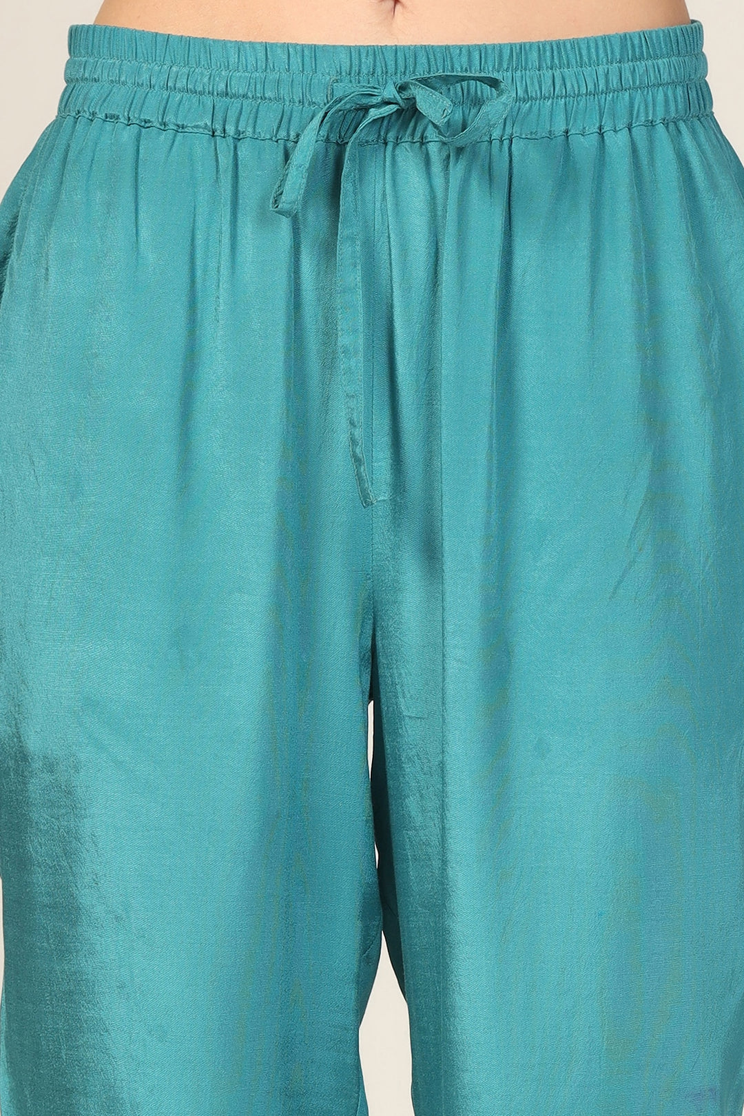 Blue Breeze Solid Palazzo