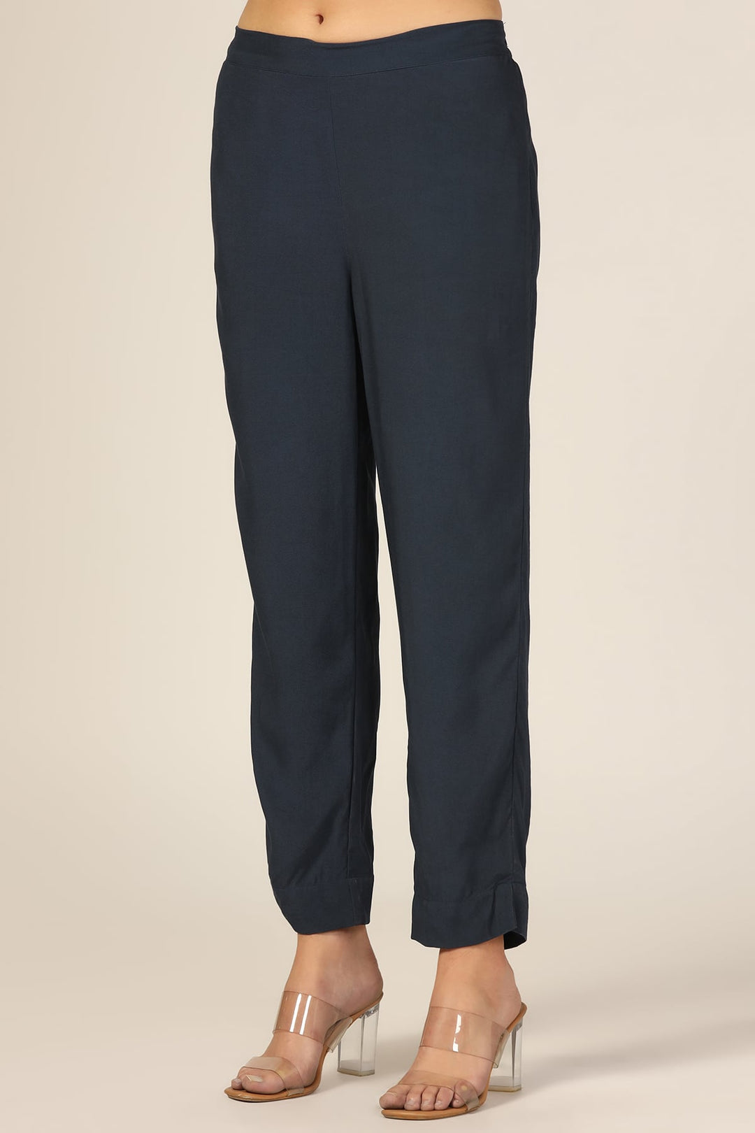 Azure Rayon Regular Fit Palazzo