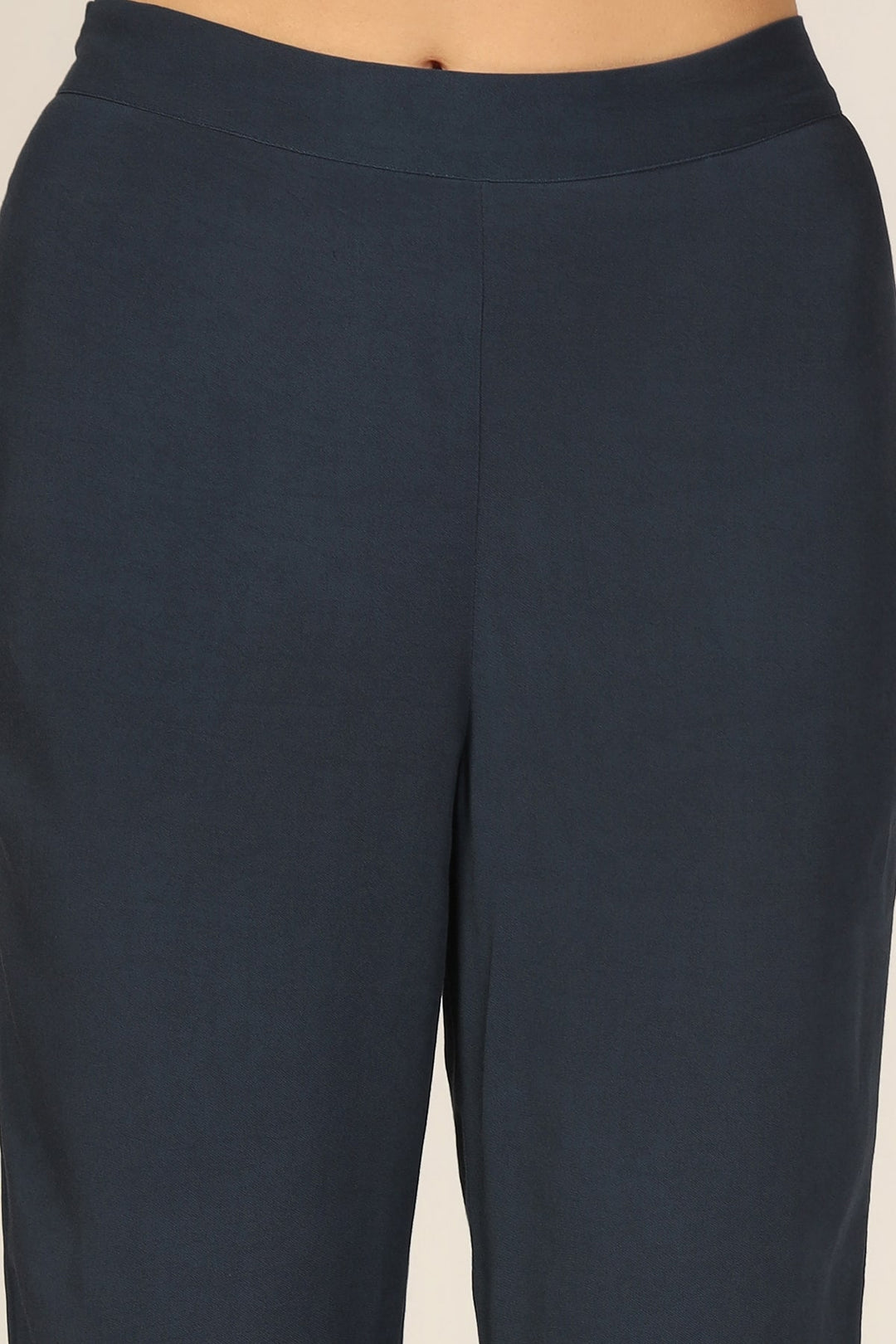 Azure Rayon Regular Fit Palazzo
