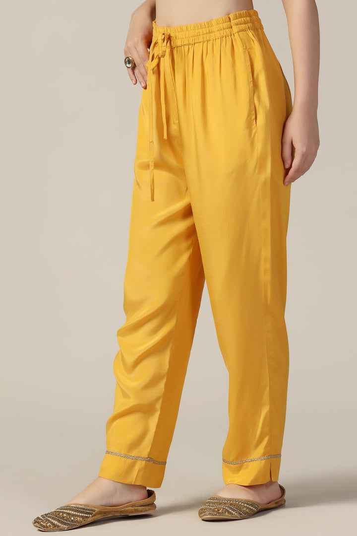 Mustard Glow Festive Palazzo