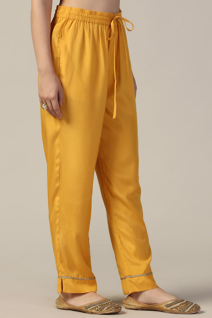 Mustard Glow Festive Palazzo