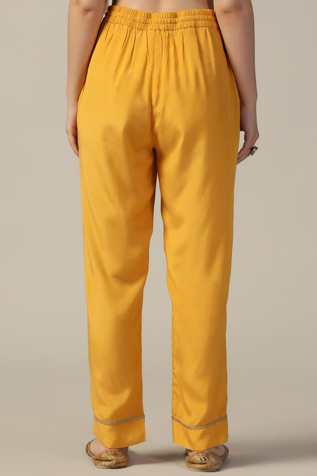 Mustard Glow Festive Palazzo