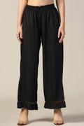Black Lace Palazzo Pants