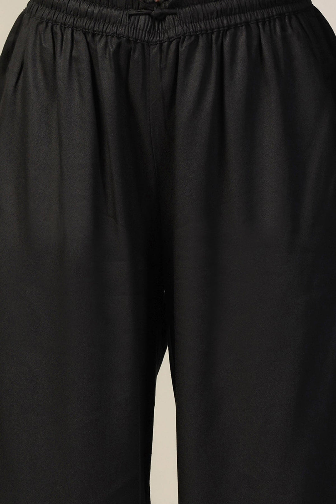 Black Lace Palazzo Pants
