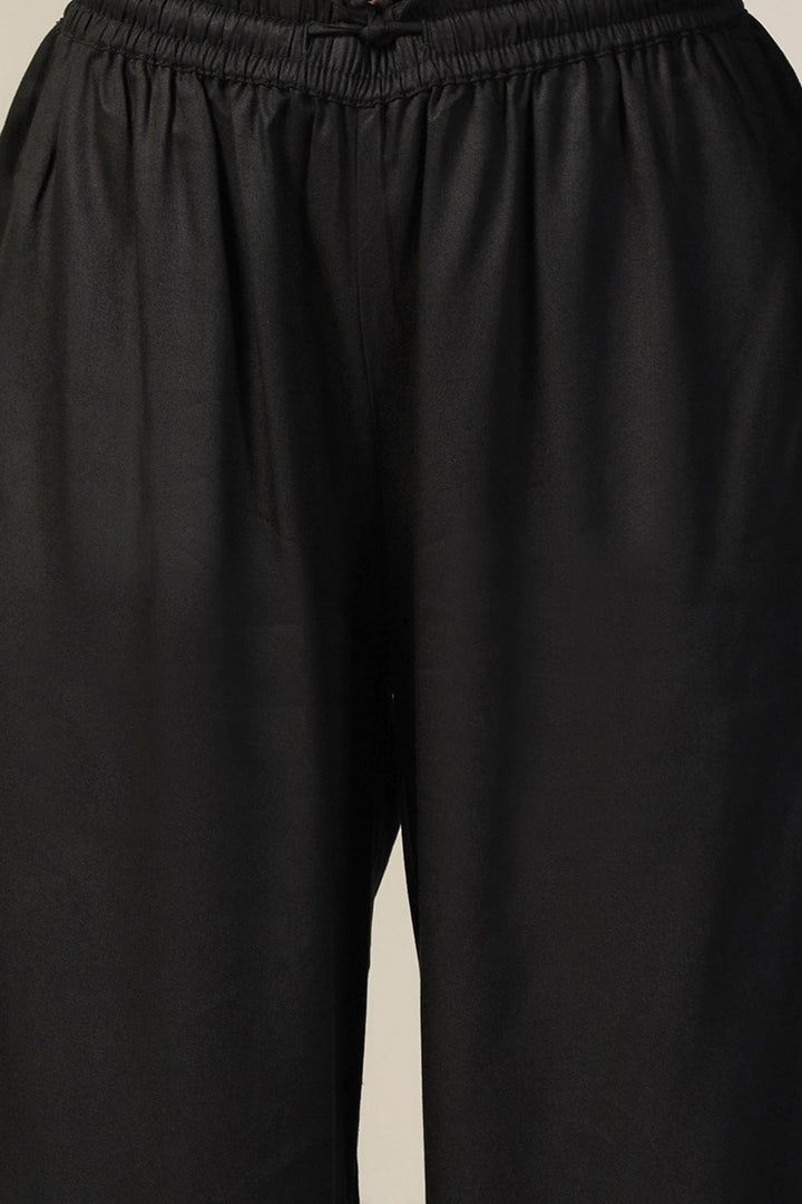 Black Lace Palazzo Pants