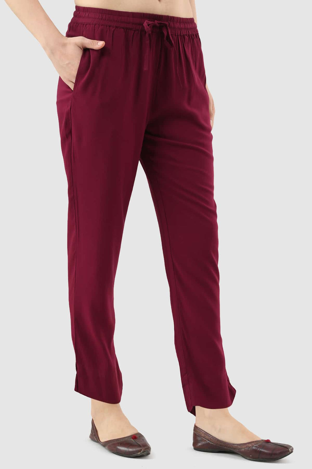 Magenta Rayon Palazzo