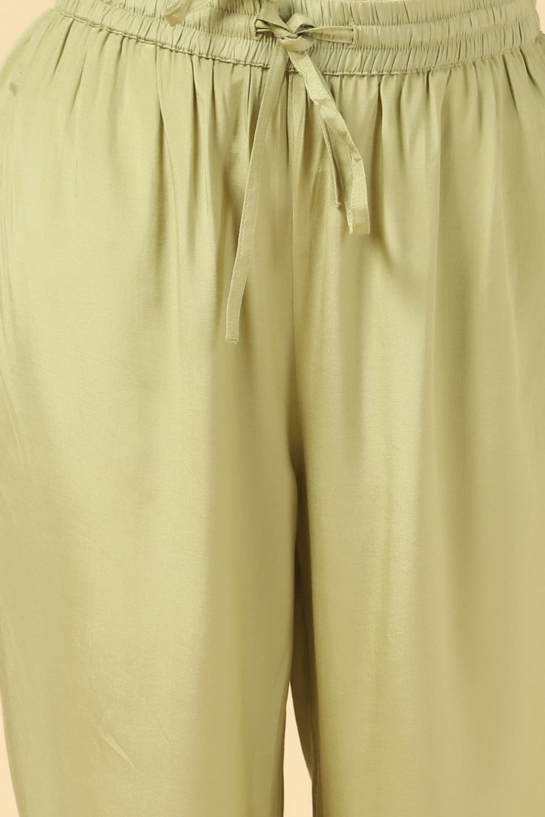 Green Emerald Elegance Festive Palazzo