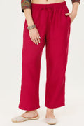 Red Winter Palazzo in Pashmina