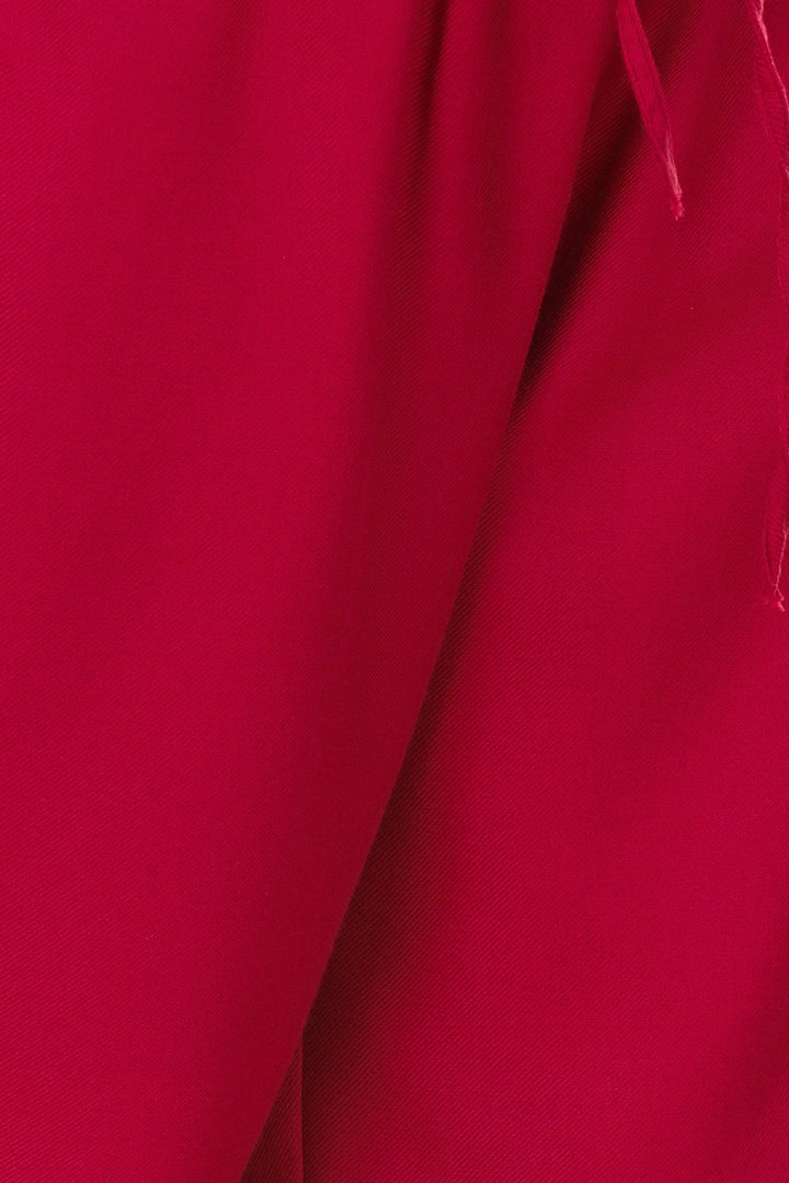 Red Winter Palazzo in Pashmina