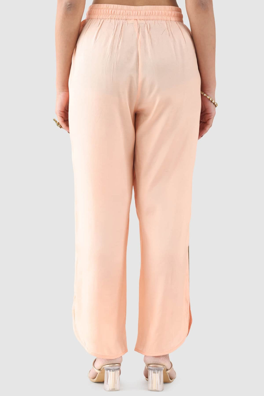 Peach Shantoon Palazzo