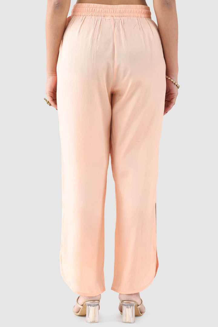 Peach Shantoon Palazzo