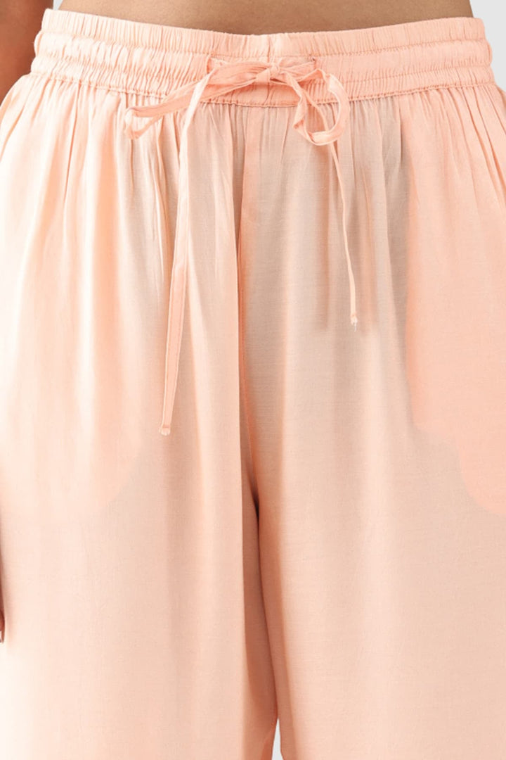 Peach Shantoon Palazzo