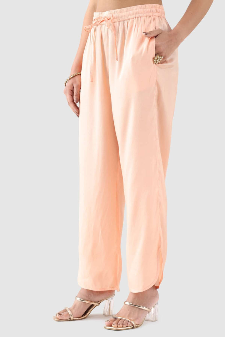Peach Shantoon Palazzo