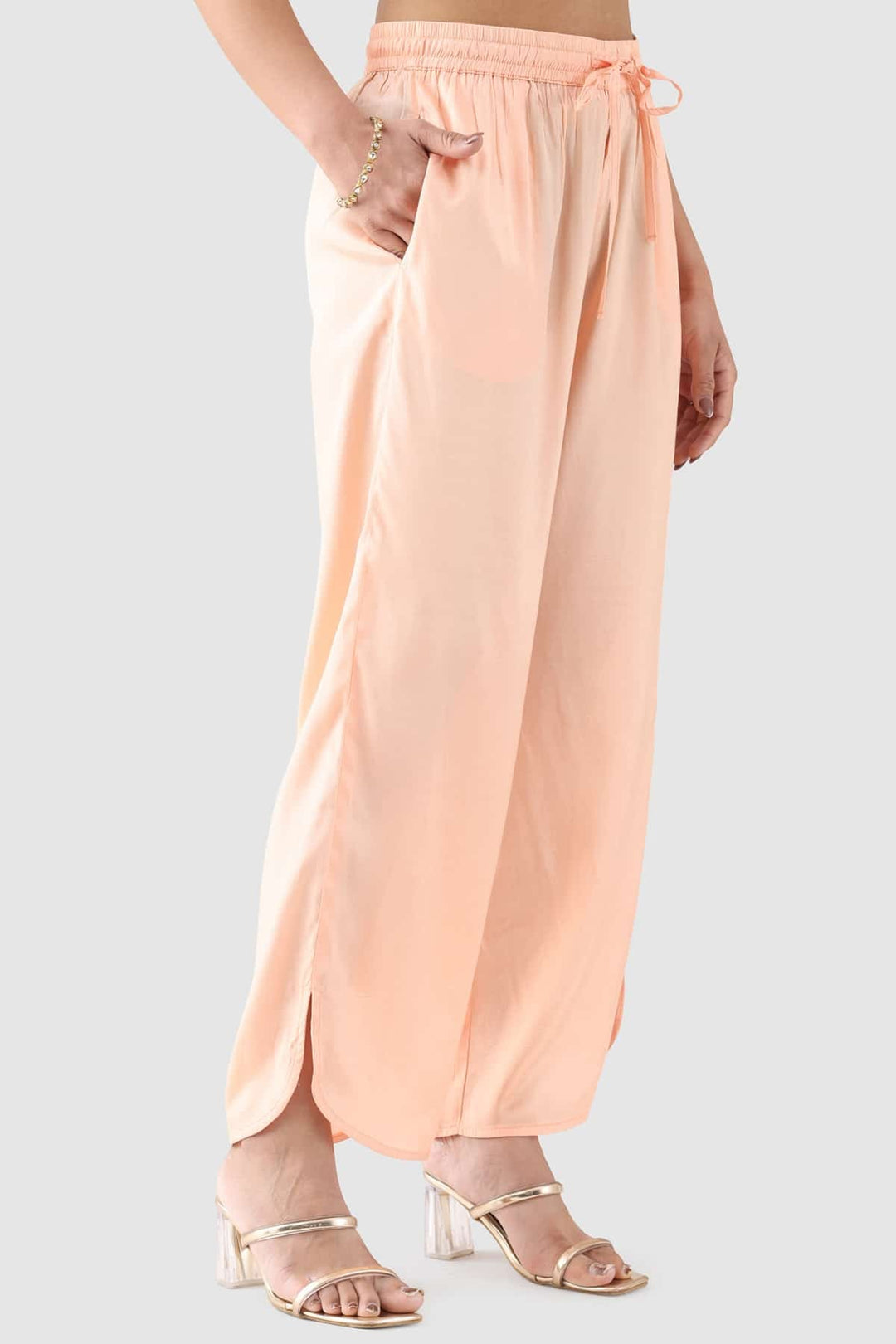 Peach Shantoon Palazzo