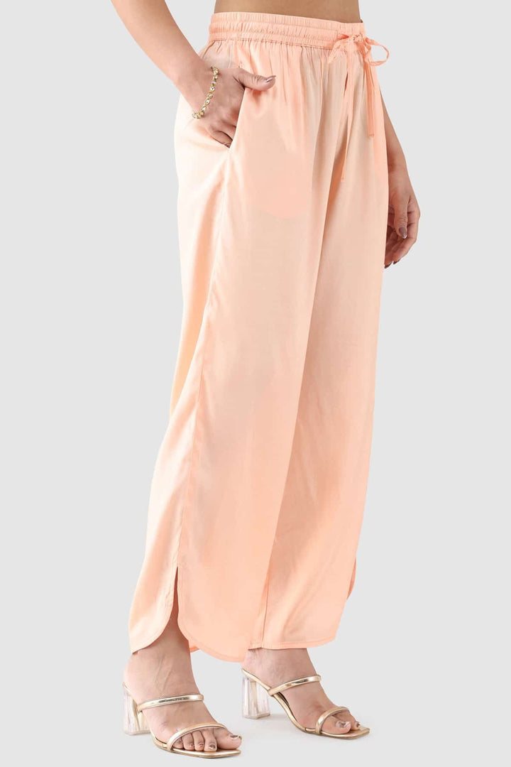 Peach Shantoon Palazzo
