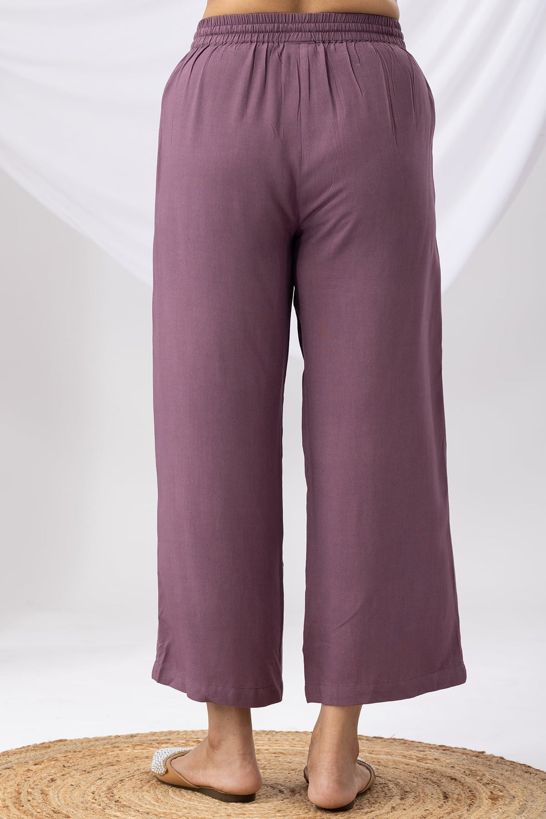 Lavender Palazzo with Kurta