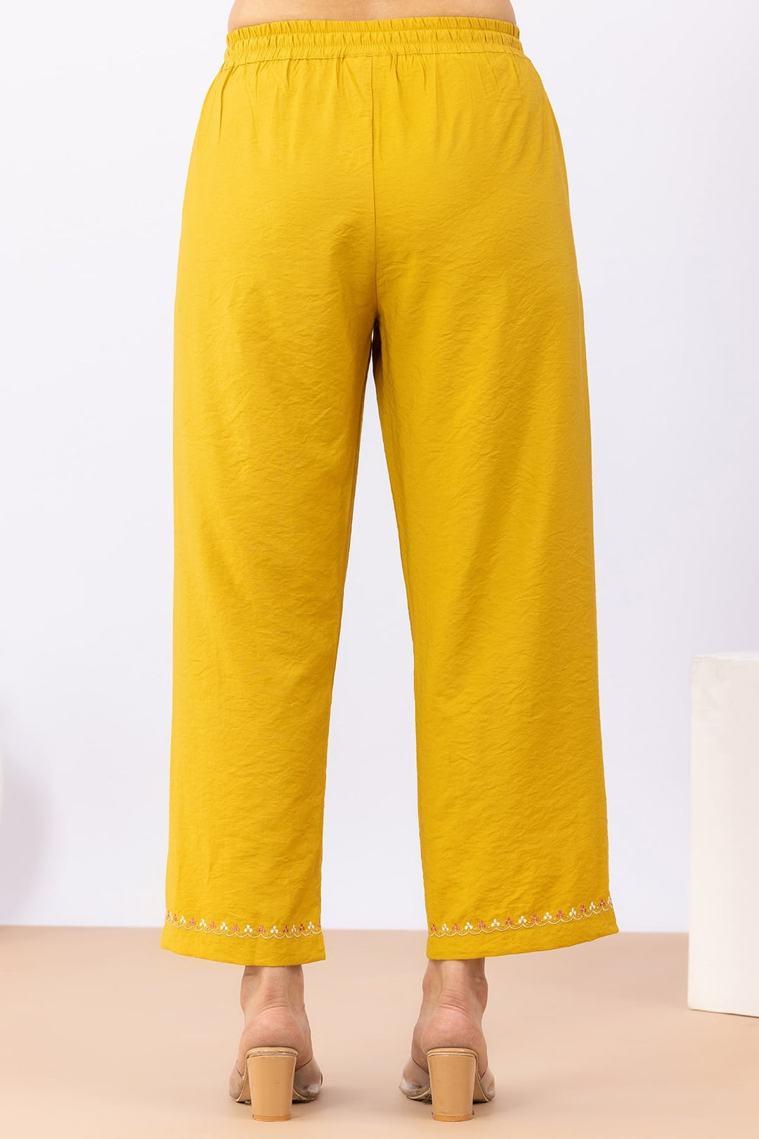 Mustard Palazzo with Kurta