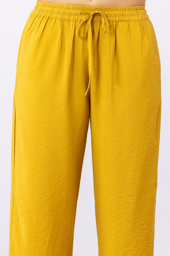 Mustard Palazzo with Kurta