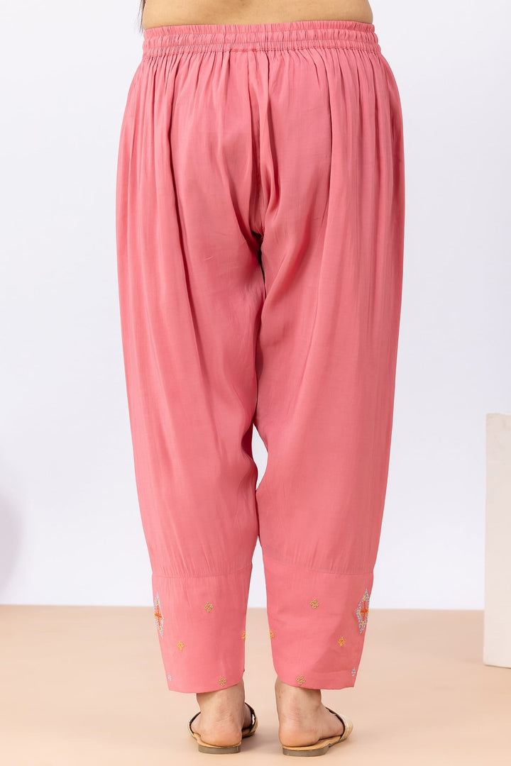 Pink Palazzo with Pink Colour Kurta