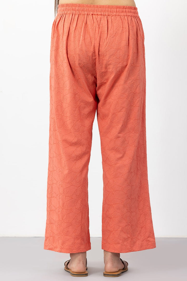 Orange Palazzo with Kurta