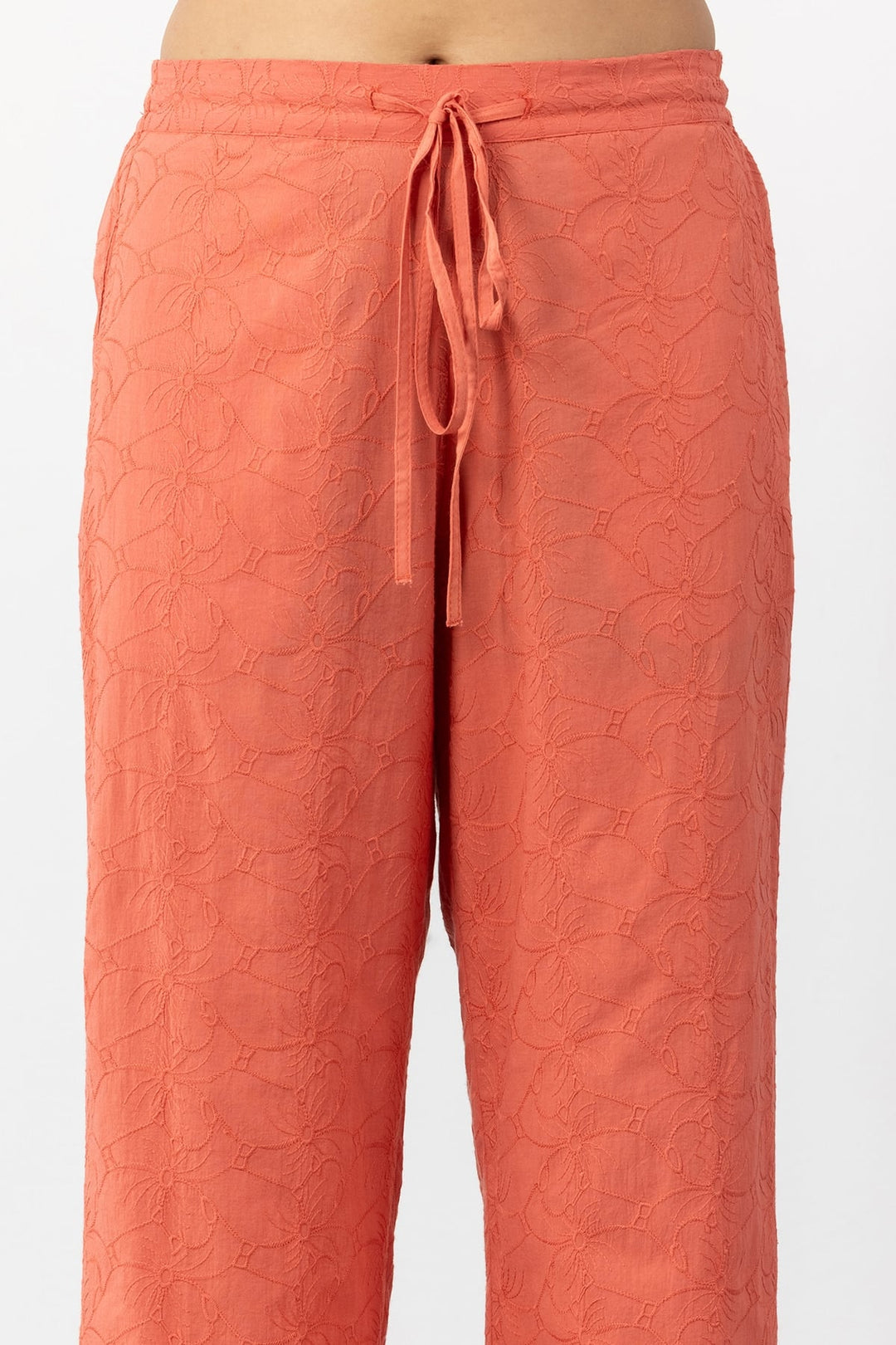 Orange Palazzo with Kurta