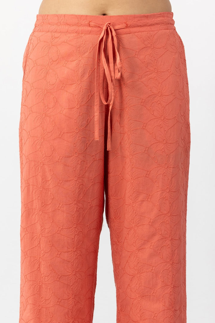 Orange Palazzo with Kurta