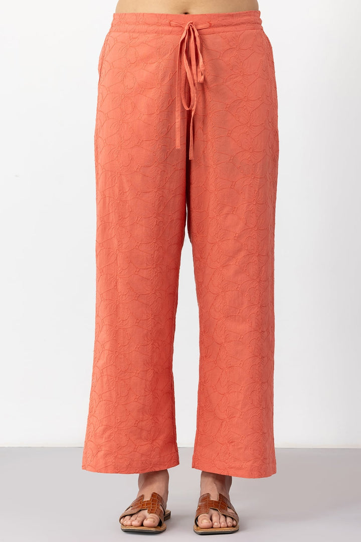 Orange Palazzo with Kurta